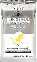 Pure Beauty Brighten Up 20'li Makyaj Temizleme Mendili
