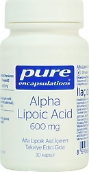 Pure Encapsulations Alpha Lipoic Acid 600 mg 30 Kapsül