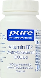 Pure Encapsulations Vitamin B12 60 Kapsül