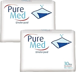 Puremed 60x90 cm 30'lu 2 Adet Yatak Koruyucu Örtü