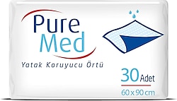 Puremed 60x90 cm 30'lu Yatak Koruyucu Örtü