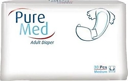 Puremed Belbantlı Orta Boy M 30'lu 4 Adet Hasta Bezi