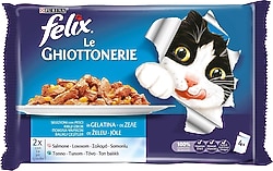 Felix Ton Balıklı ve Somonlu 4x100 gr Yetişkin Kedi Yaş Maması