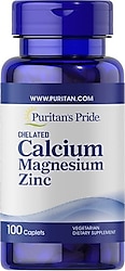 Puritan's Pride Calcium Magnesium Zinc 100 Tablet