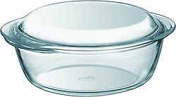 Pyrex 208A000/7743 3 lt Kapaklı Cam Yuvarlak Fırın Kabı