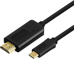 Qgeem QG-UA11 1.2 m Type-C to HDMI Dönüştürücü