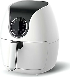Qich Air Fryer 5 lt Beyaz Yağsız Fritöz