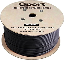 Qport Q-CATO7 S-FTP 500 m CAT7 Network Kablosu