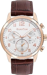 Quantum ADG1064.432 Kahverengi-Rose Gold Erkek Kol Saati