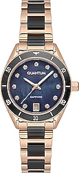 Quantum IML1124.450 Rose Gold-Siyah Kadın Kol Saati