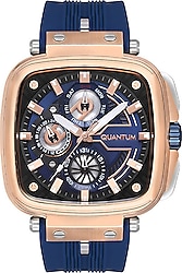 Quantum PWG1014.499 Mavi-Rose Gold Erkek Kol Saati