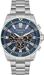 Quantum PWG1142S.590 Mavi-Rose Gold Erkek Kol Saati