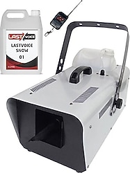Quenlite QM-2000 DMX512 2000 W Uzaktan Kumandalı 5 lt Likitli Kar Makinesi