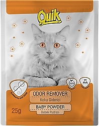 Quik Bebek Pudrası 25 gr Kedi Kumu Koku Giderici