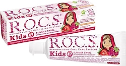 R.O.C.S. Ahududu Çilek Tadında 4-7 Yaş Florürlü Çocuk Diş Macunu 35 ml