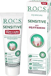 R.O.C.S. Sensitive Artı Diş Eti Bakımı Florürsüz Diş Macunu 75 ml