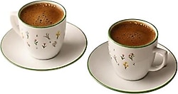 Rakle Botanical 2 Kişilik Kahve Fincan Takımı