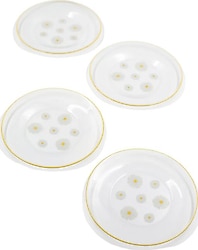 Rakle Fiona 19 cm 4'lü Cam Pasta Tabağı