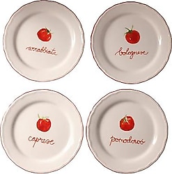 Rakle Pomodoro 21 cm 4'lü Meze Tabağı