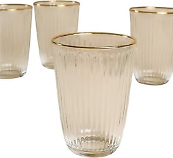 Rakle Splendid Gold 395 cc 4'lü Meşrubat Bardağı