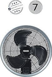 Raks WFR20 Power Sanayi Tipi Uzaktan Kumandalı Duvar Vantilatörü