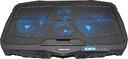 Rampage AD-RC4 4 Mavi Led Fanlı USB 2.0 15"-17" Laptop Soğutucu