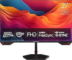 Rampage Crimson CR27R200 27" 0.5 ms Full HD IPS 200 Hz Oyuncu Monitörü