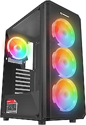 Rampage Helios Mesh Rainbow Fanlı 550 W ATX Oyuncu Kasası