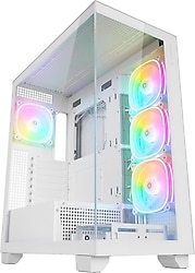 Rampage Hydra V1 ARGB Fanlı Beyaz E-ATX Oyuncu Kasası