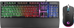 Rampage KM-RX7 Fortuna V2 Siyah Kablolu Oyuncu Klavye Mouse Seti