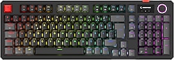Rampage LOYAL Siyah-Gri RGB Red Switch Kablolu Mekanik Oyuncu Klavyesi