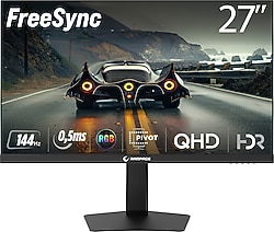 Rampage Miracle MC27F144Q 27" 0.5 ms 2K Pivot IPS 144 Hz Oyuncu Monitörü