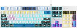 Rampage Nimbus KB-MK2 RGB Red Switch Kablolu Mekanik Oyuncu Klavyesi