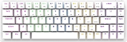 Rampage Rebel Beyaz TKL İngilizce Red Switch Kablolu Mekanik Oyuncu Klavyesi