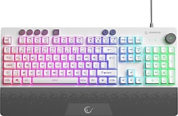 Rampage Simula KB-GX65 Beyaz RGB Kablolu Oyuncu Klavyesi