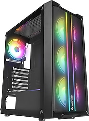 Rampage Slider RGB Fanlı ATX Oyuncu Kasası