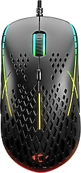 Rampage SMX-R111 RGB Makrolu Ergonomik Optik Kablolu Oyuncu Mouse