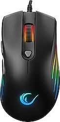 Rampage SMX-R33 Siyah RGB Makrolu Ergonomik Optik Kablolu Oyuncu Mouse
