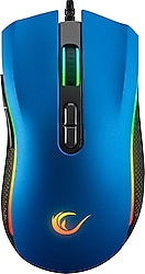 Rampage SMX-R44 V2 Mavi RGB Makrolu Optik Kablolu Oyuncu Mouse