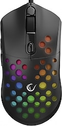 Rampage SMX-R66 Rocket RGB Makrolu Ergonomik Optik Kablolu Oyuncu Mouse