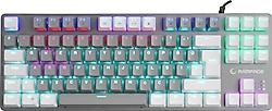 Rampage Snug K14 TKL Blue Switch Kablolu Mekanik Oyuncu Klavyesi