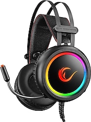 Rampage Stormy RGB 7.1 USB Kablolu Kulak Üstü Oyuncu Kulaklığı