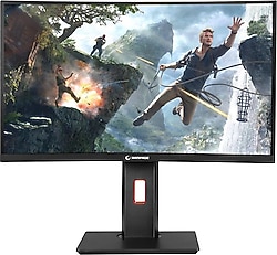 Rampage Triangle TR24R165C 24" 1 ms Full HD Curved Pivot 165 Hz Oyuncu Monitörü