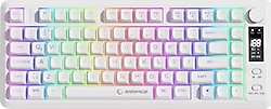 Rampage Zeron RM-K87 RGB %75 TKL Membrane Switch Kablosuz Oyuncu Klavyesi
