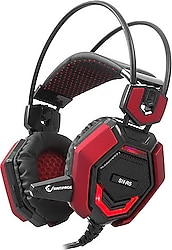 Rampage X-Core SN-R5 Kırmızı Kablolu Kulak Üstü Oyuncu Kulaklığı