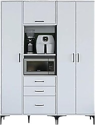 Rani JE131 3 Çekmeceli 4 Kapaklı Kiler Dolabı