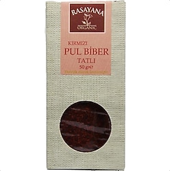 Rasayana Organik 50 gr Tatlı Kırmızı Pul Biber