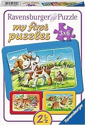Ravensburger Animal Friends 3x6 Parça Puzzle 070626
