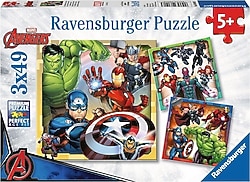 Ravensburger Avengers 3x49 Parça Puzzle 080403