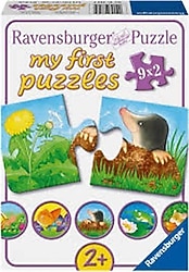 Ravensburger Bahçe Hayvanları 9x2 Parça Puzzle 073139